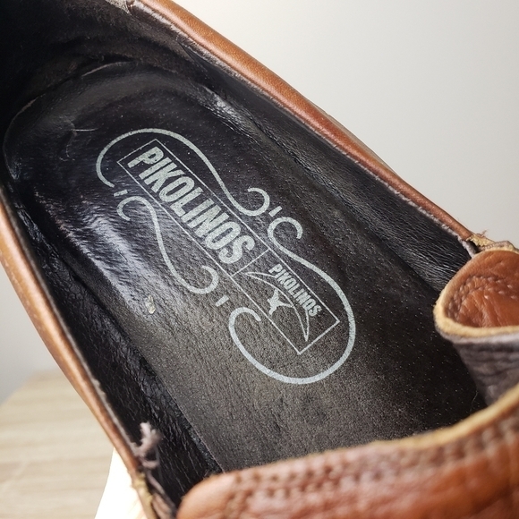 𝅺Womens Leather Pikolinos Square Toe Shoes *Flawed - Picture 12 of 12